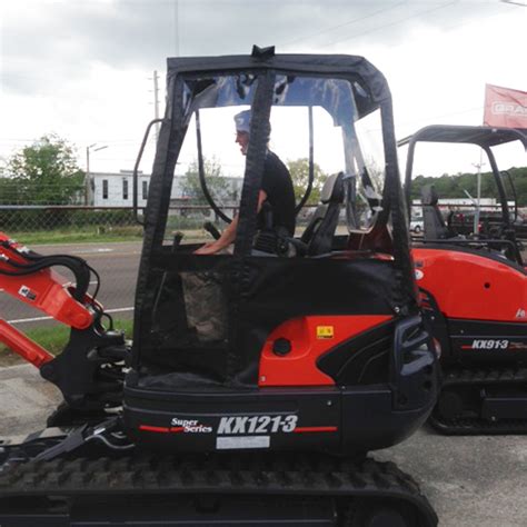 cab enclosure kubota mini excavator|kubota aftermarket cab.